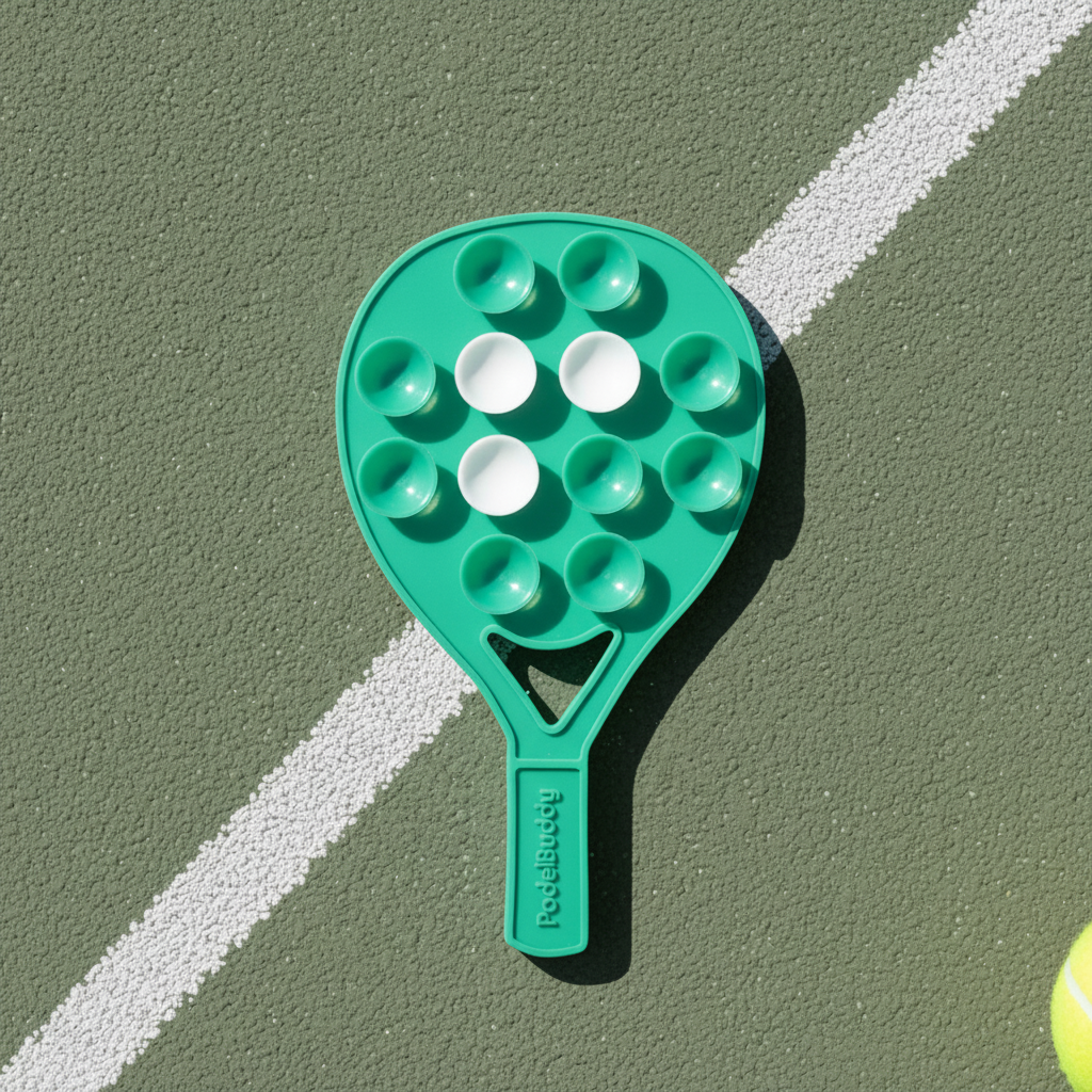 PadelBuddy – Soporte de Celular con Ventosas