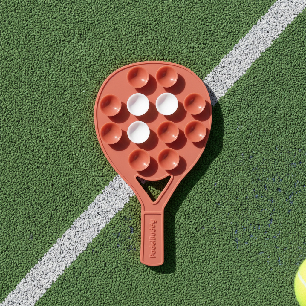 PadelBuddy – Soporte de Celular con Ventosas